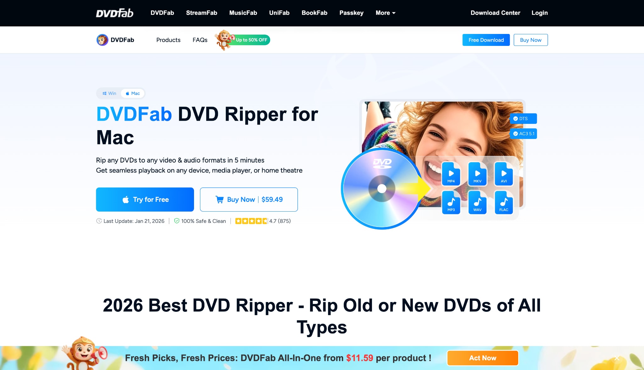 dvdfab dvd ripper homepage