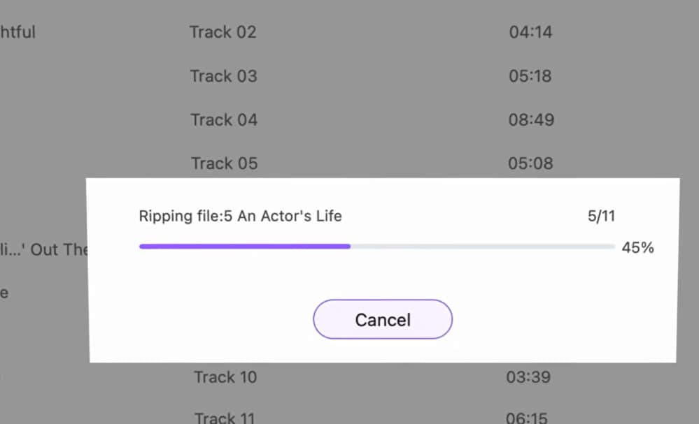 uniconverter cd ripper process
