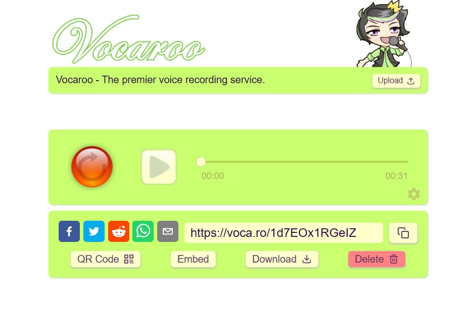 record with online tools