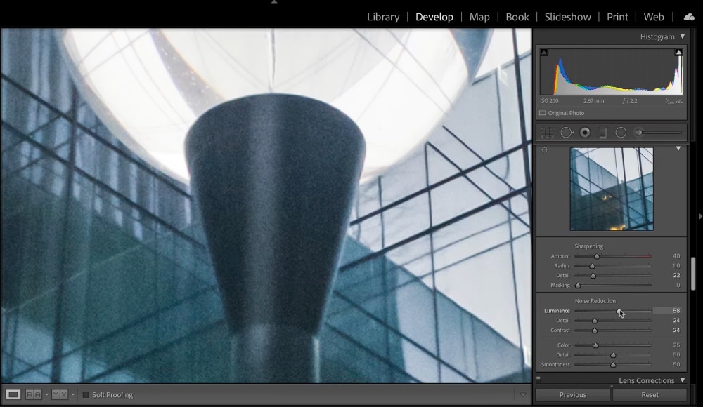 lightroom noise reduction presets