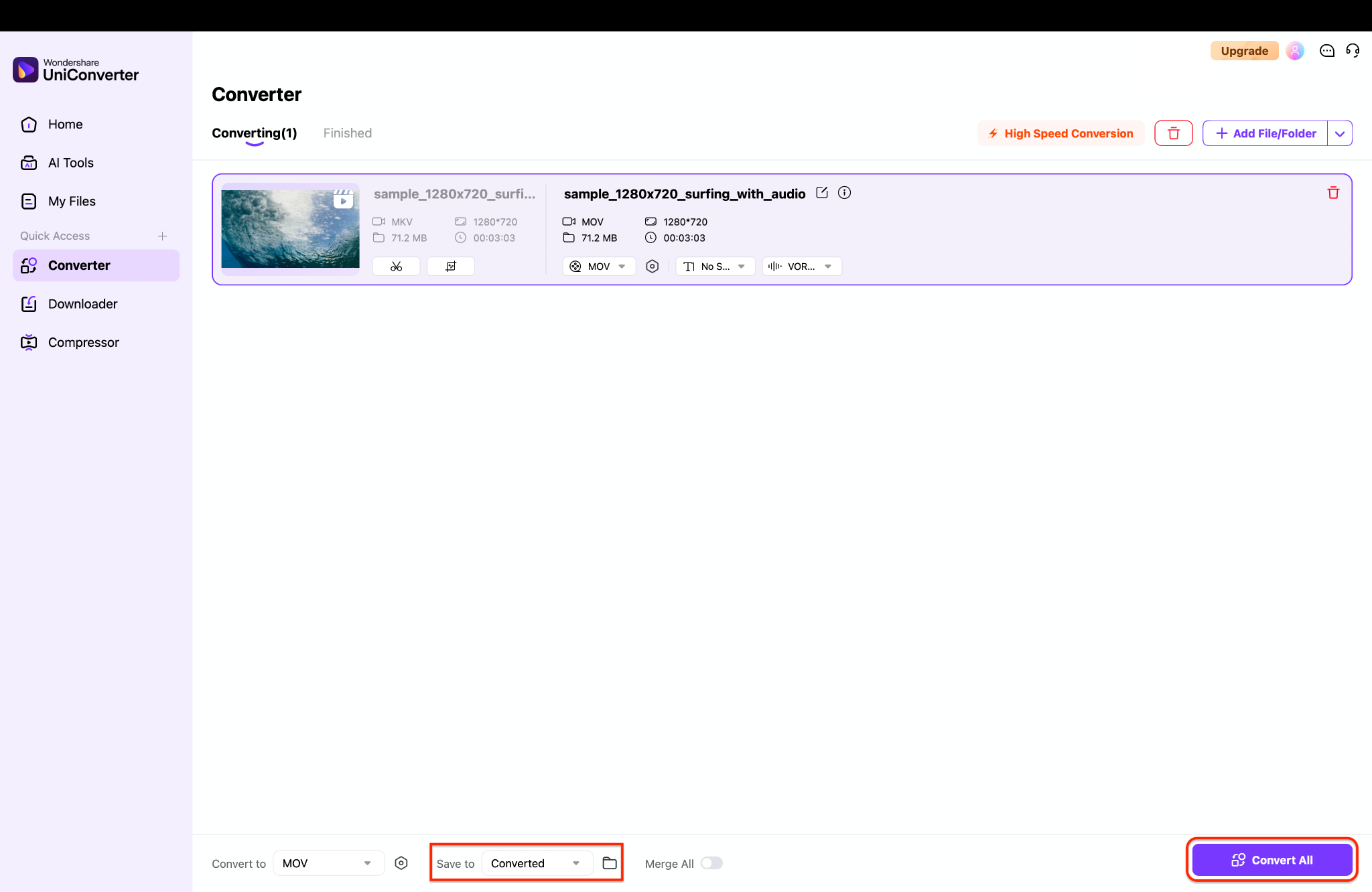 export error free file