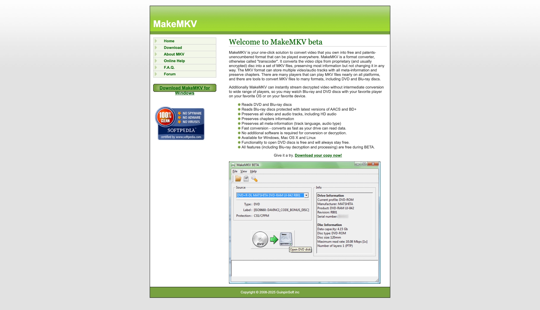makemkv homepage