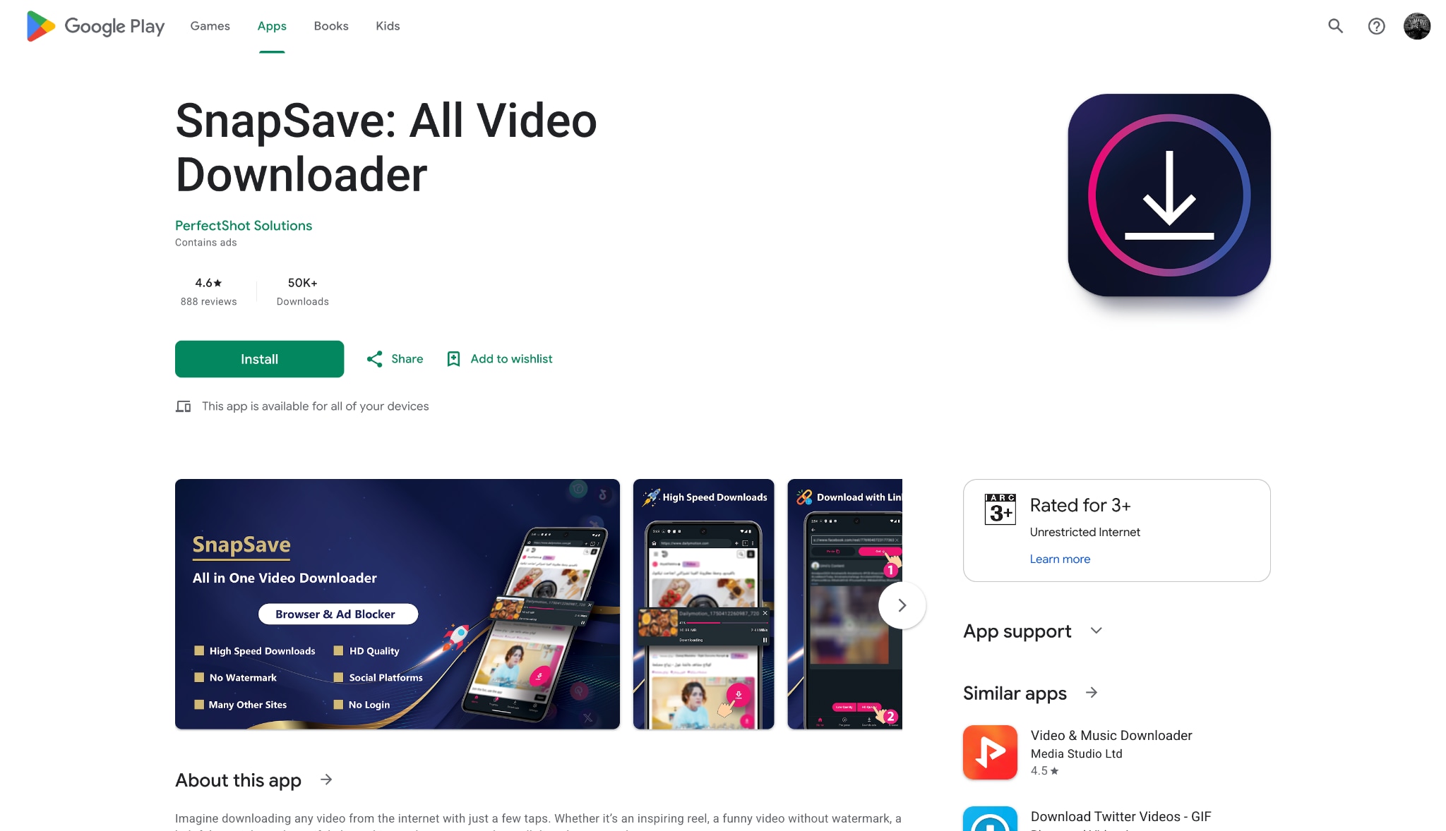 snapsave homepage