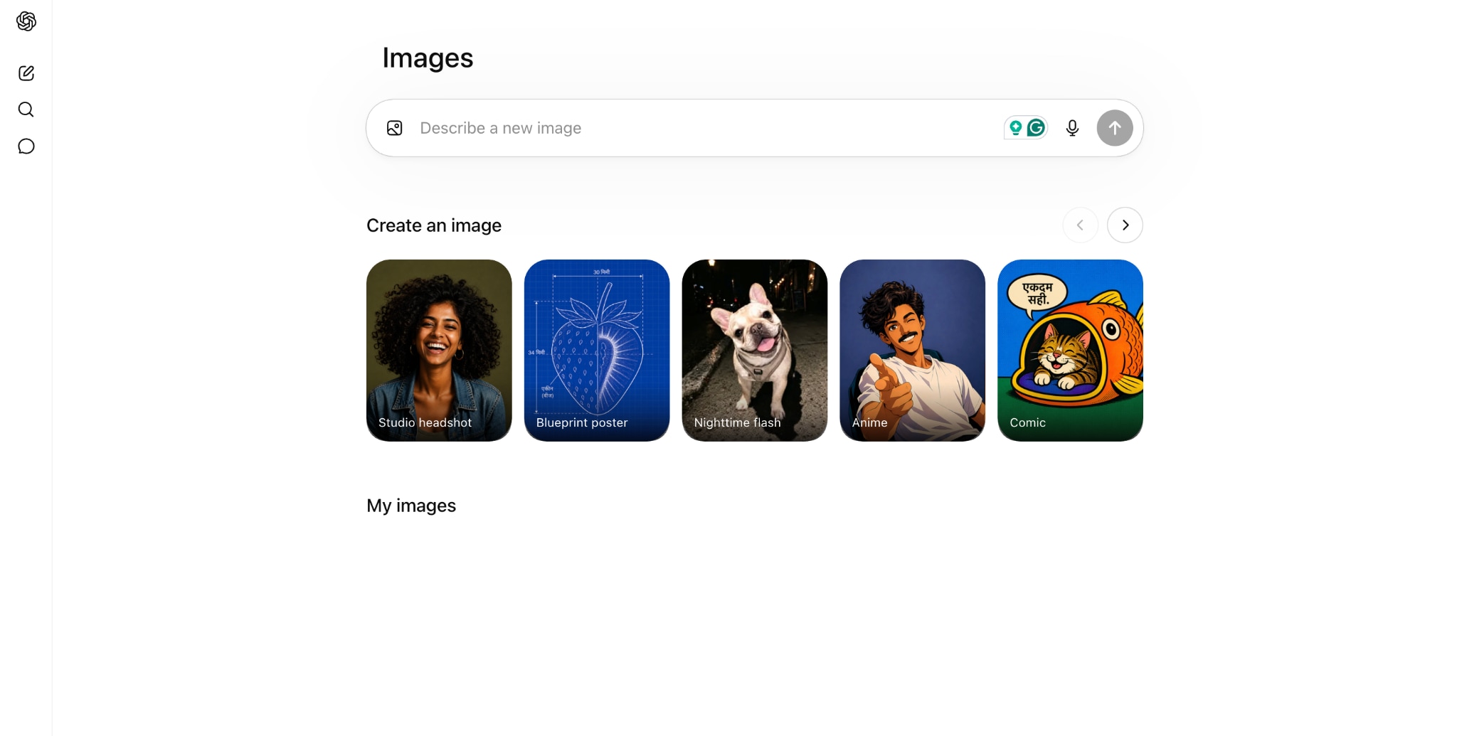chatgpt homepage