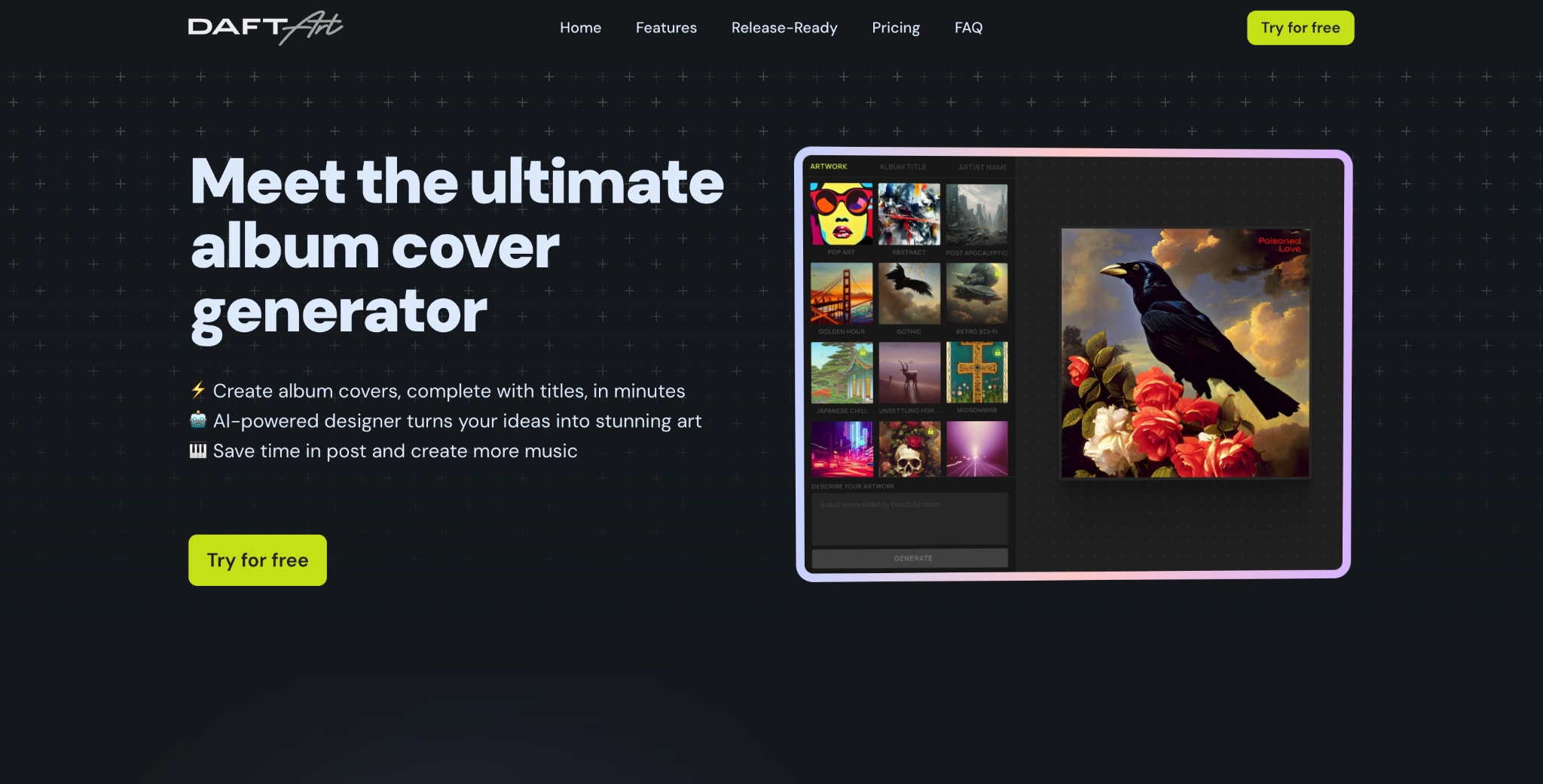 daft art homepage