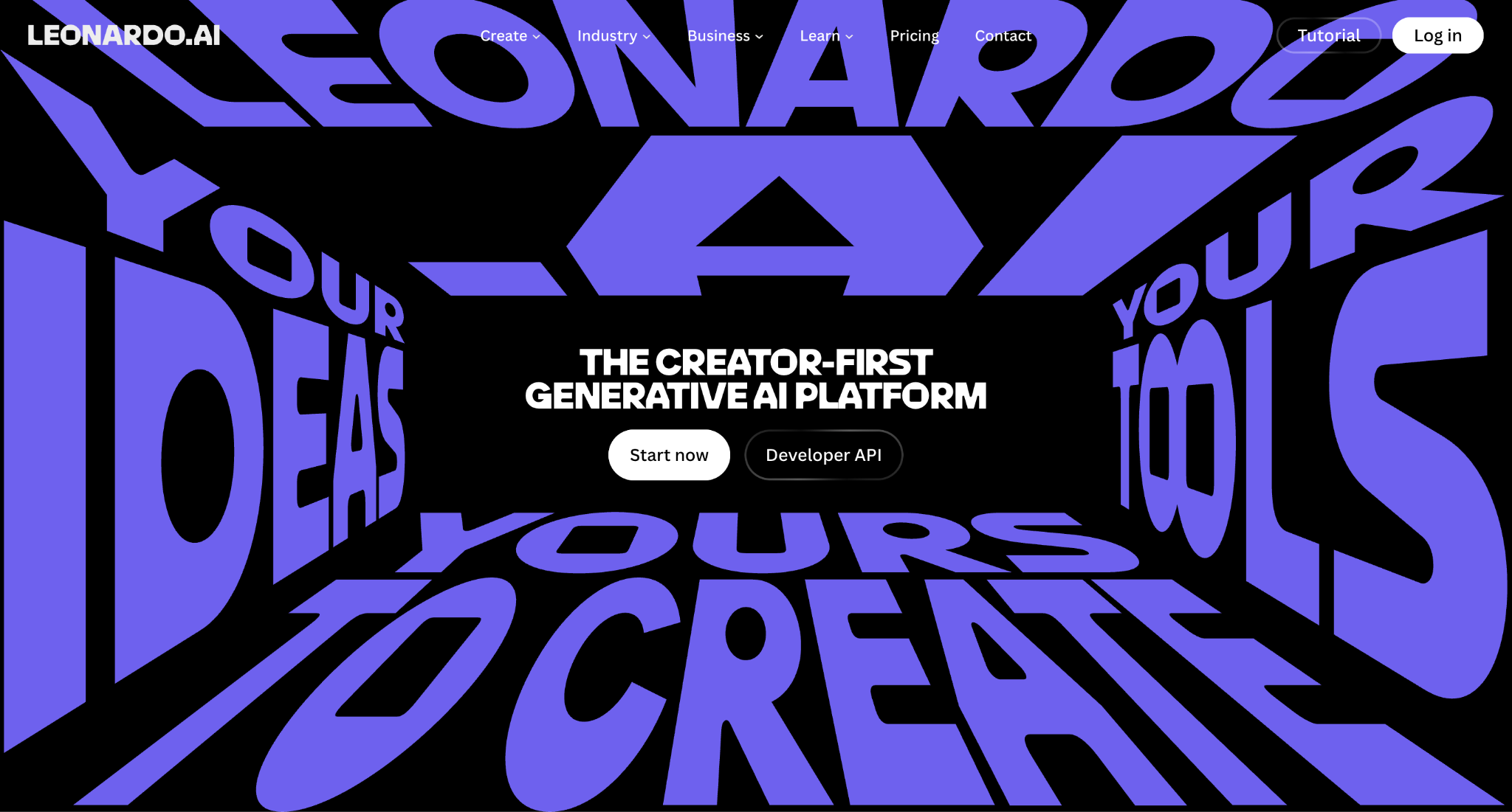 leonardo ai homepage