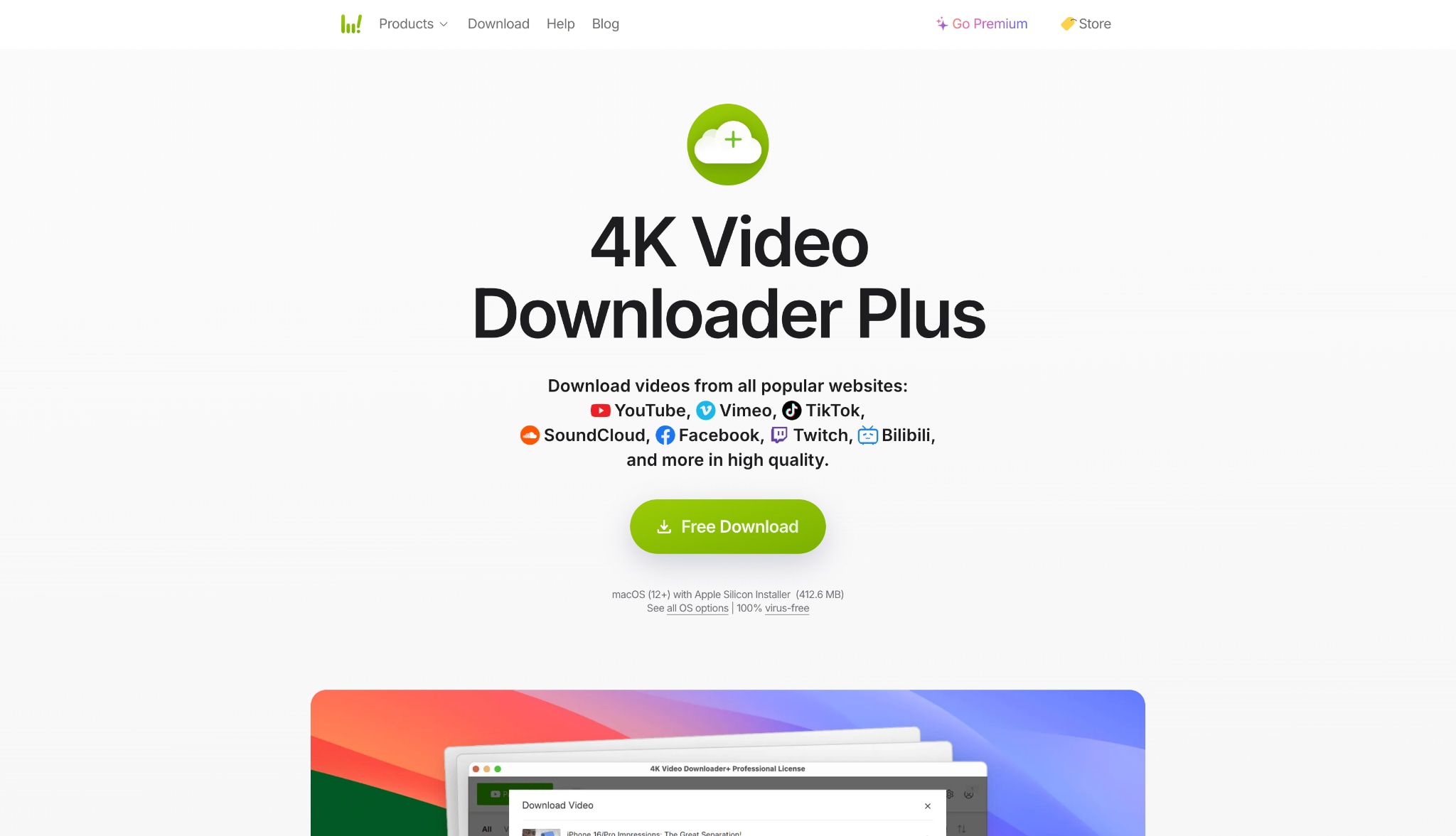 4k downloader plus homepage