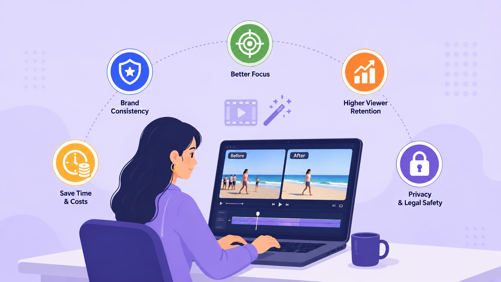 reasons to erase distractions from video