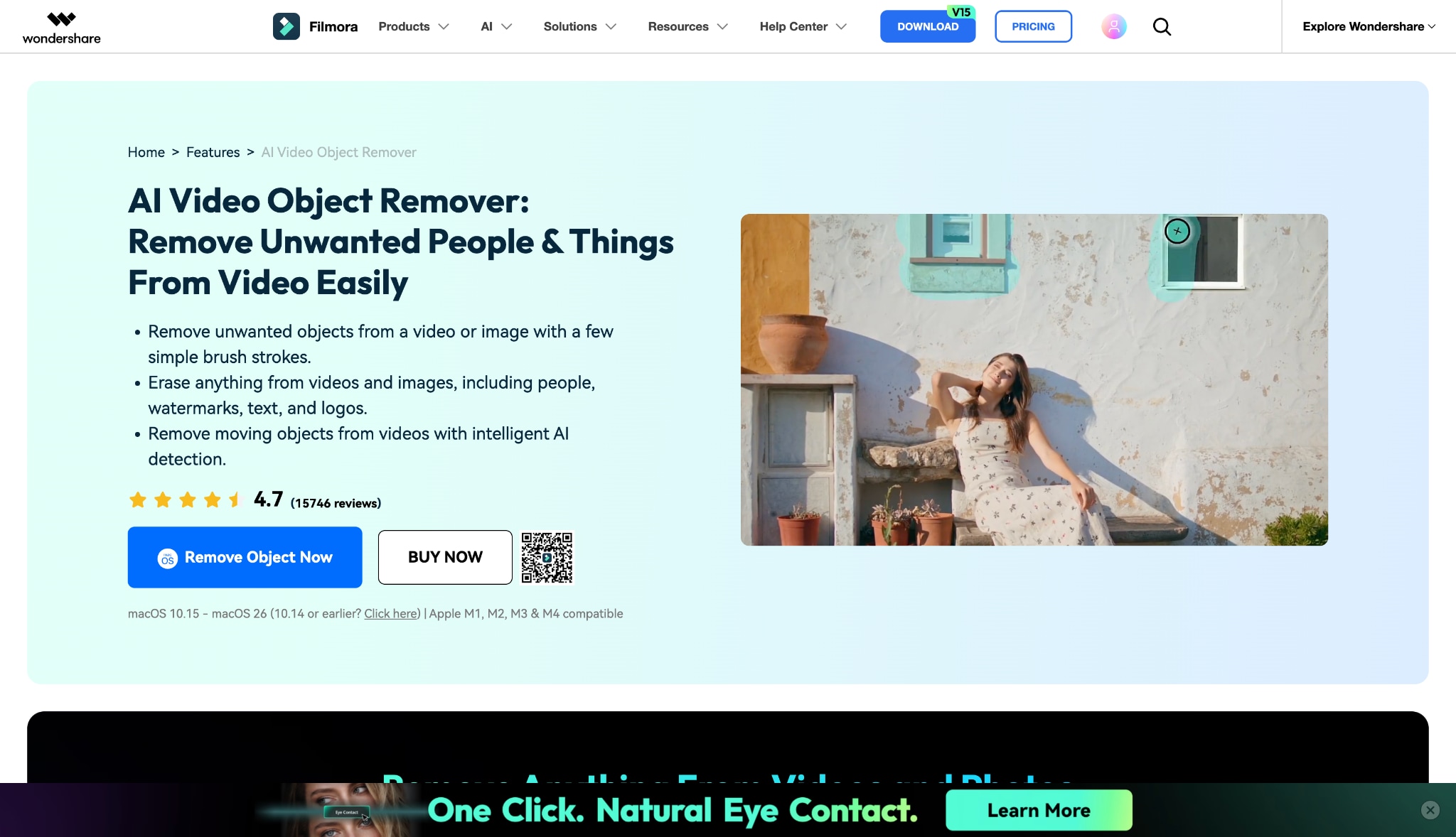 wondershare filmora homepage