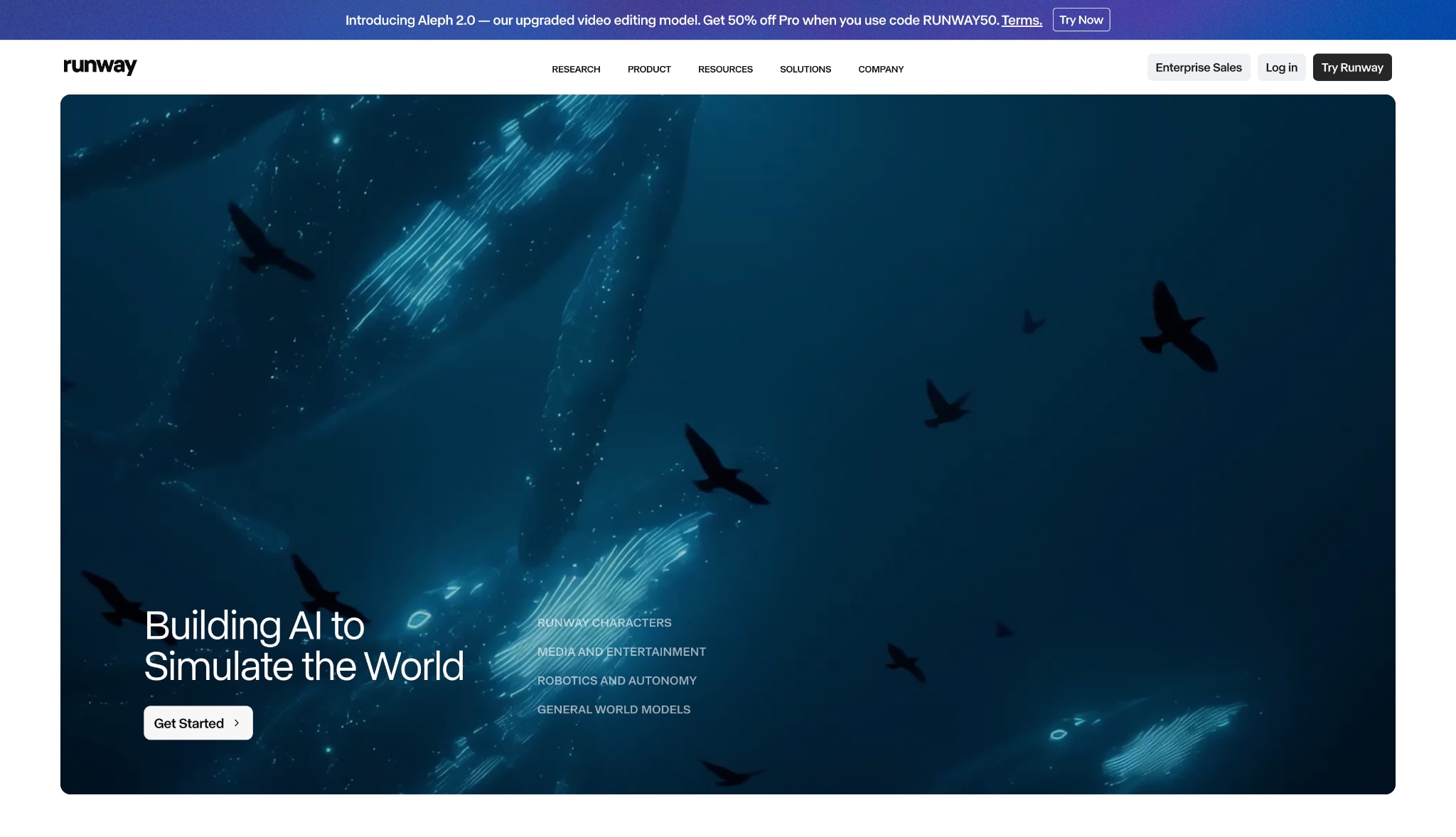 runwayml homepage