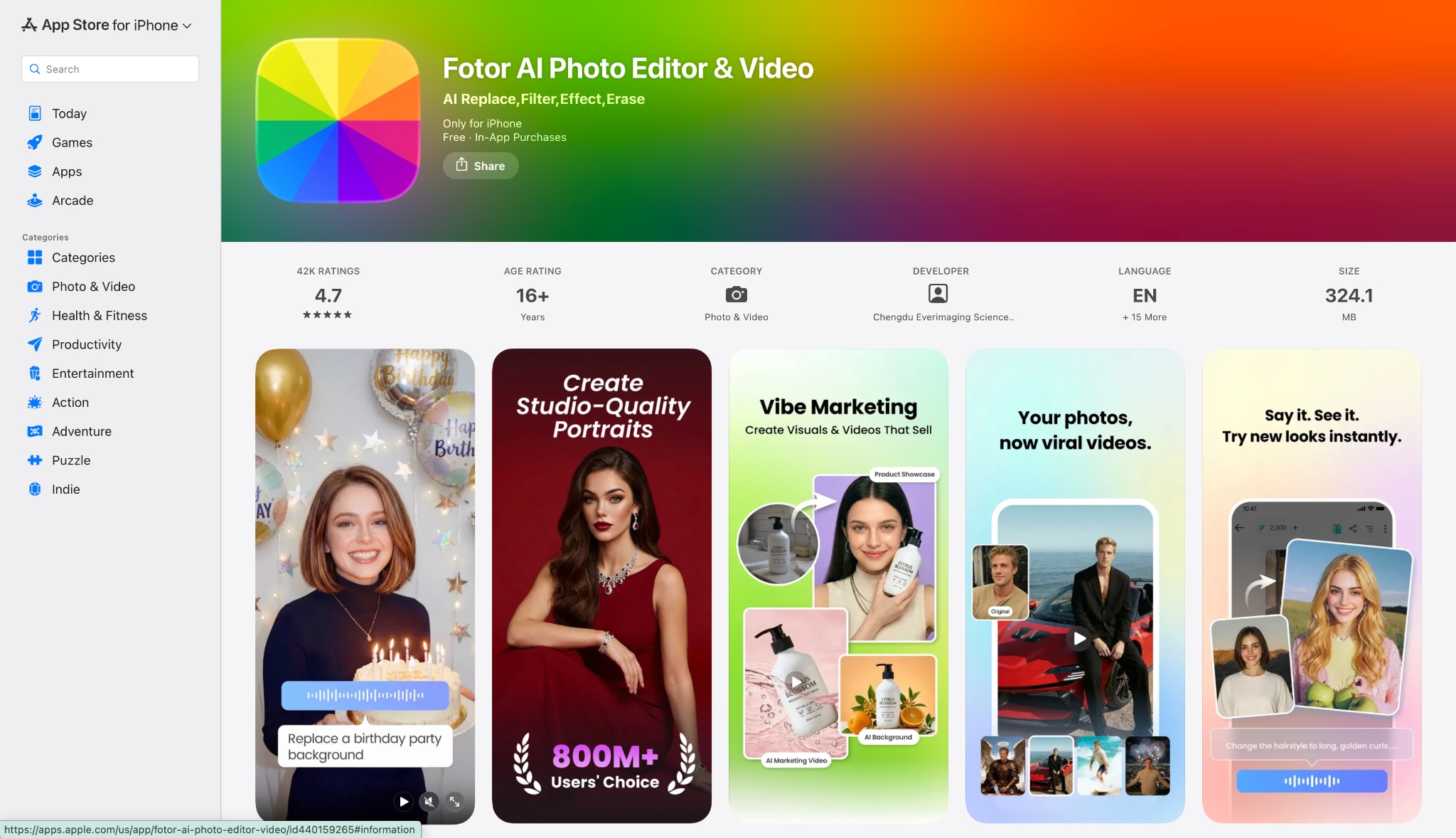 fotor homepage