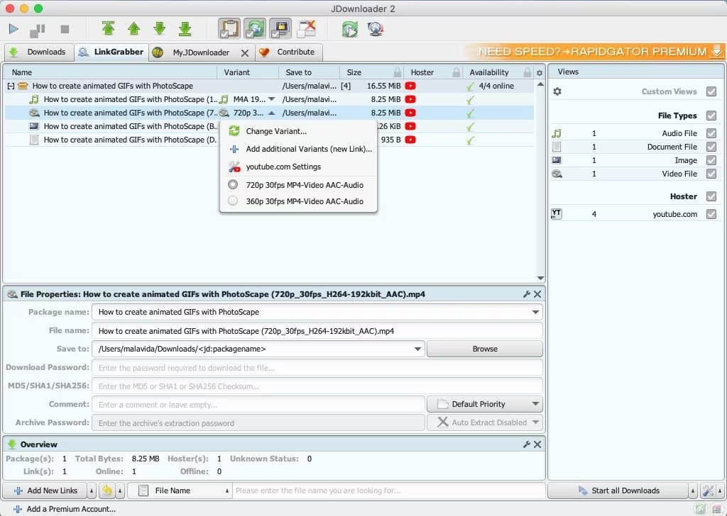 jdownloader 2 homepage