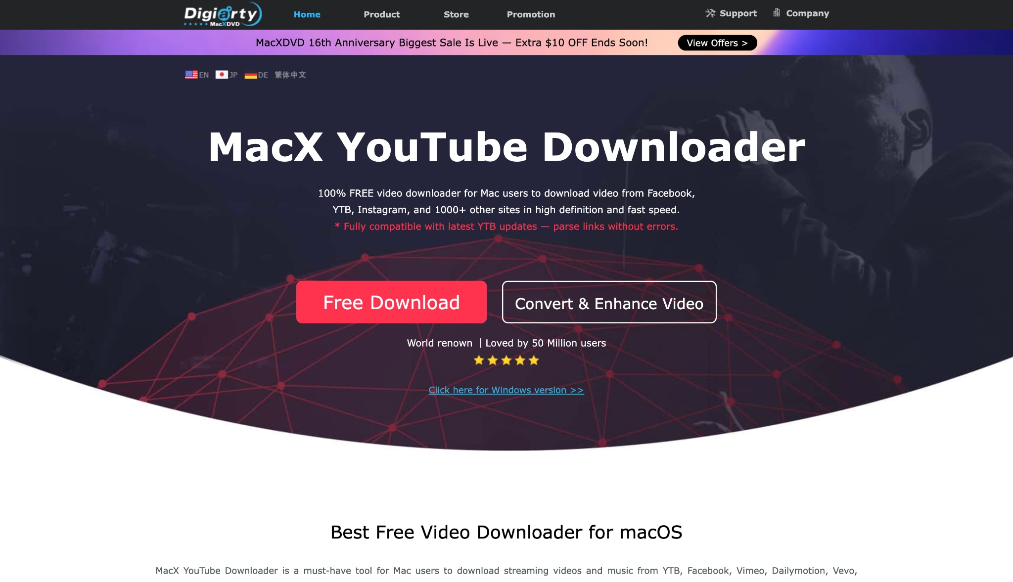 macx youtube downloader homepage