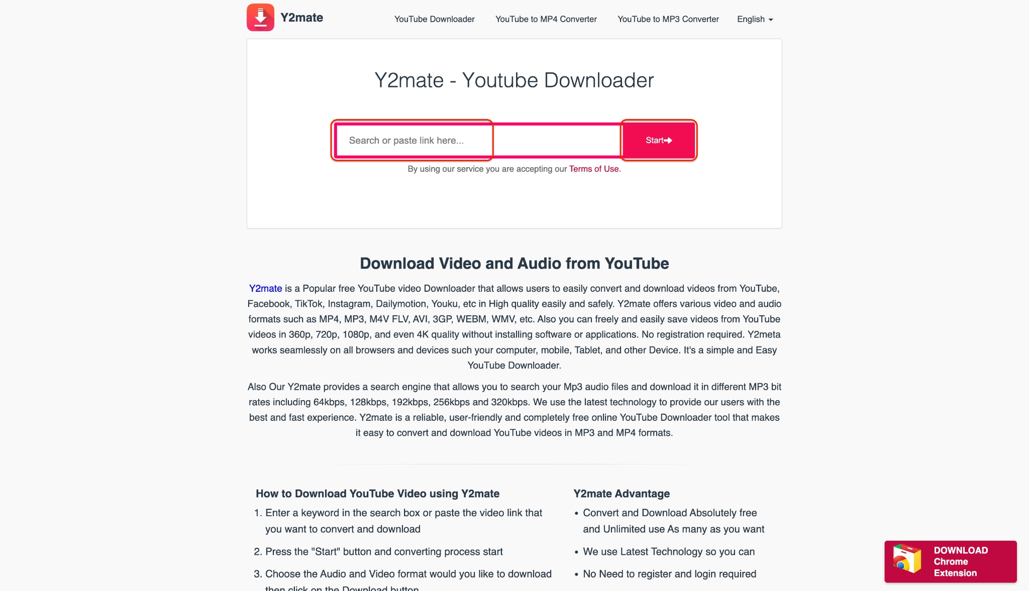 paste the link inside the box