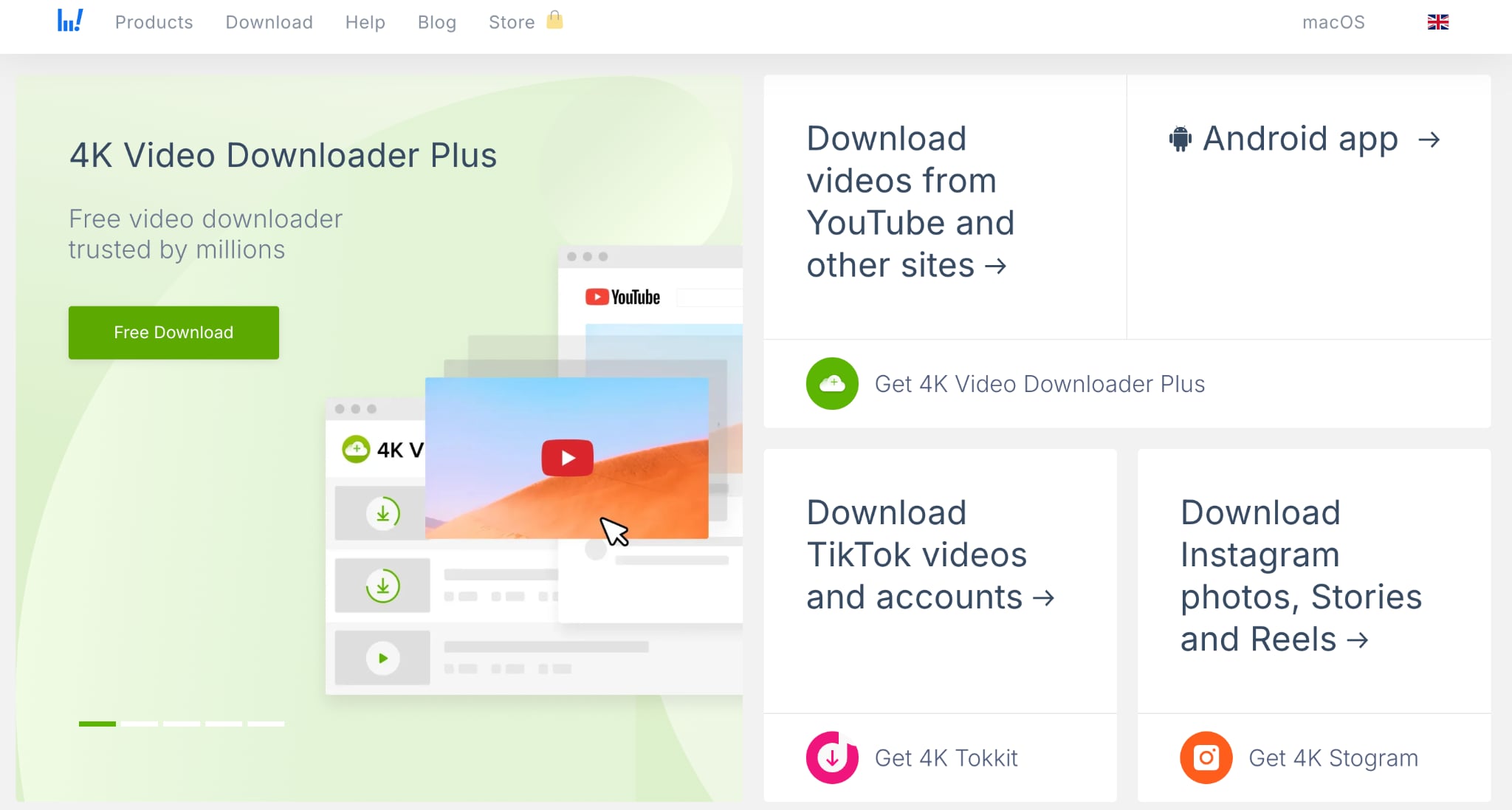 4k video downloader plus homepage