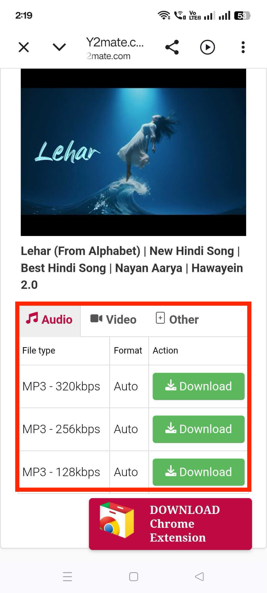 y2mate youtube mp3 download android download