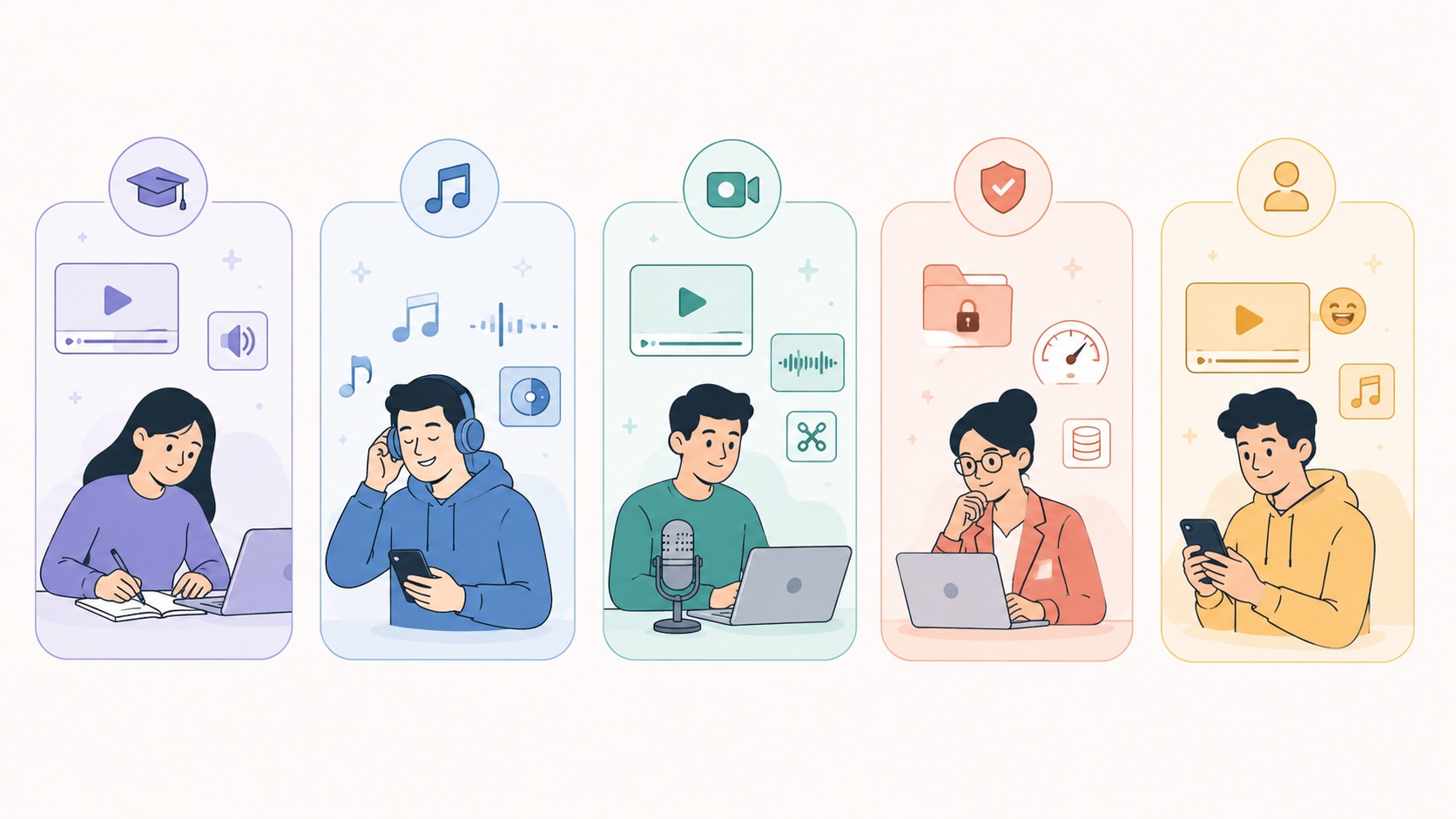 real world use cases of mp4 to mp3