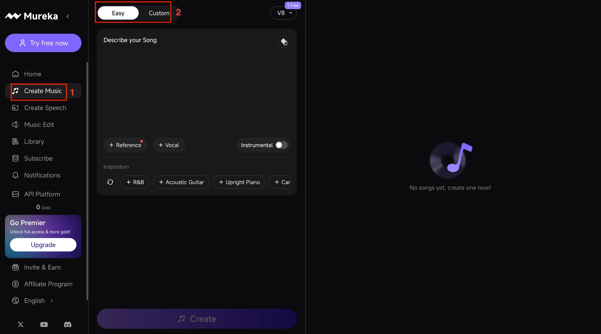 mureka ai create music