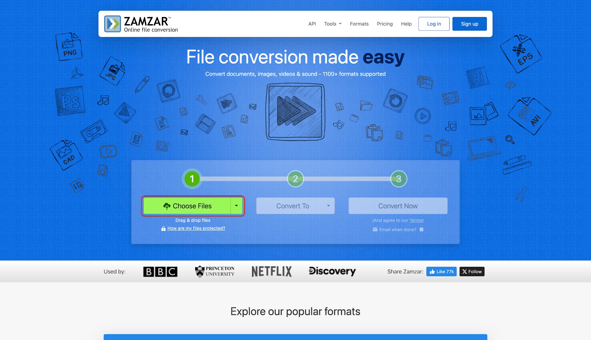 choose and upload your mp4 file