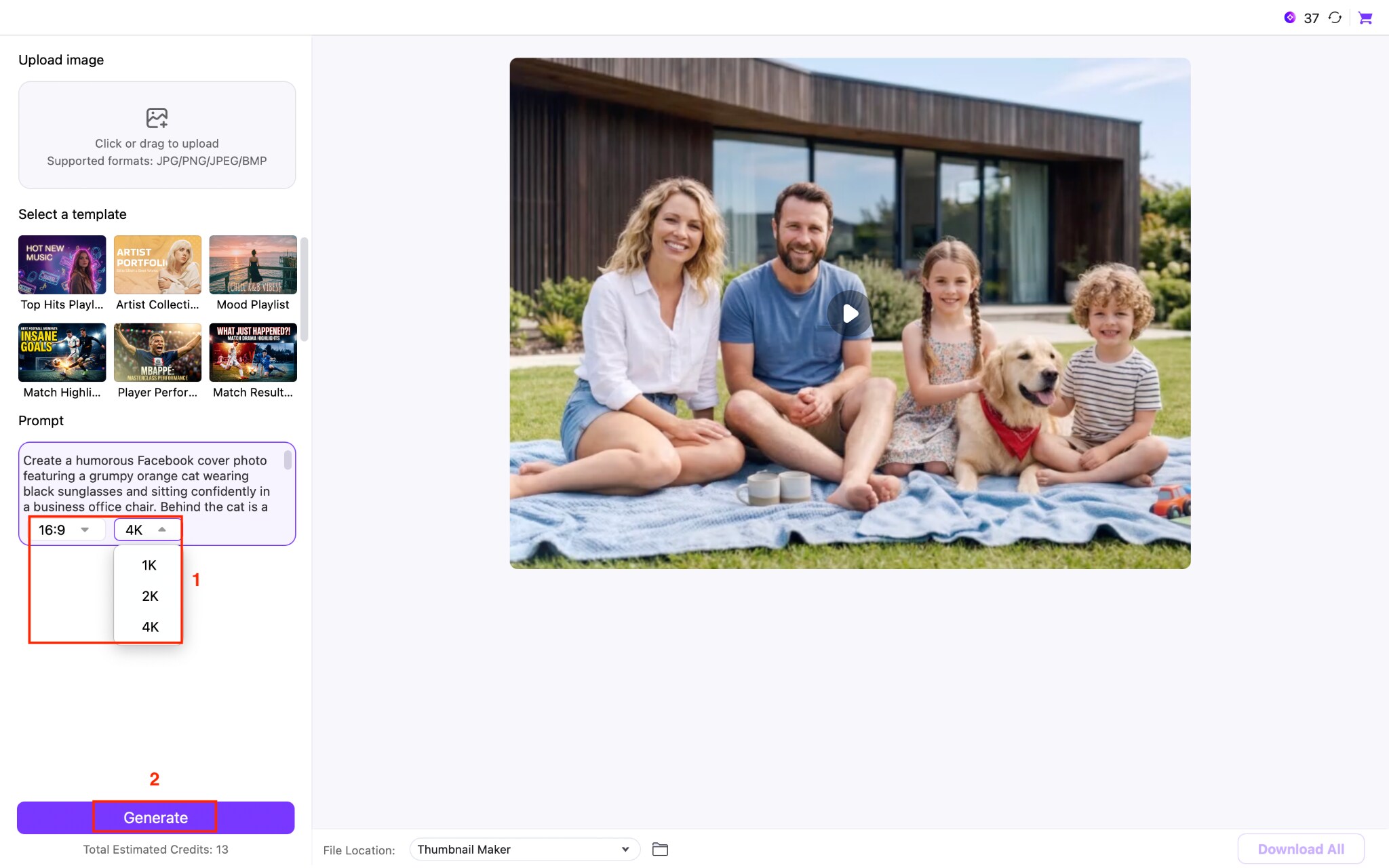 wondershare uniconverter generate