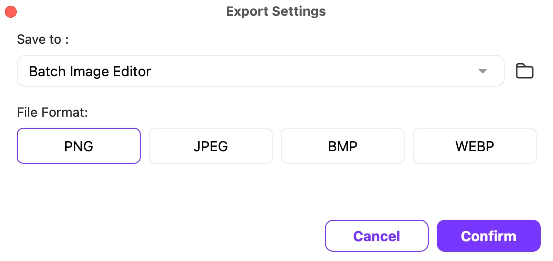 wondershare uniconverter export settings