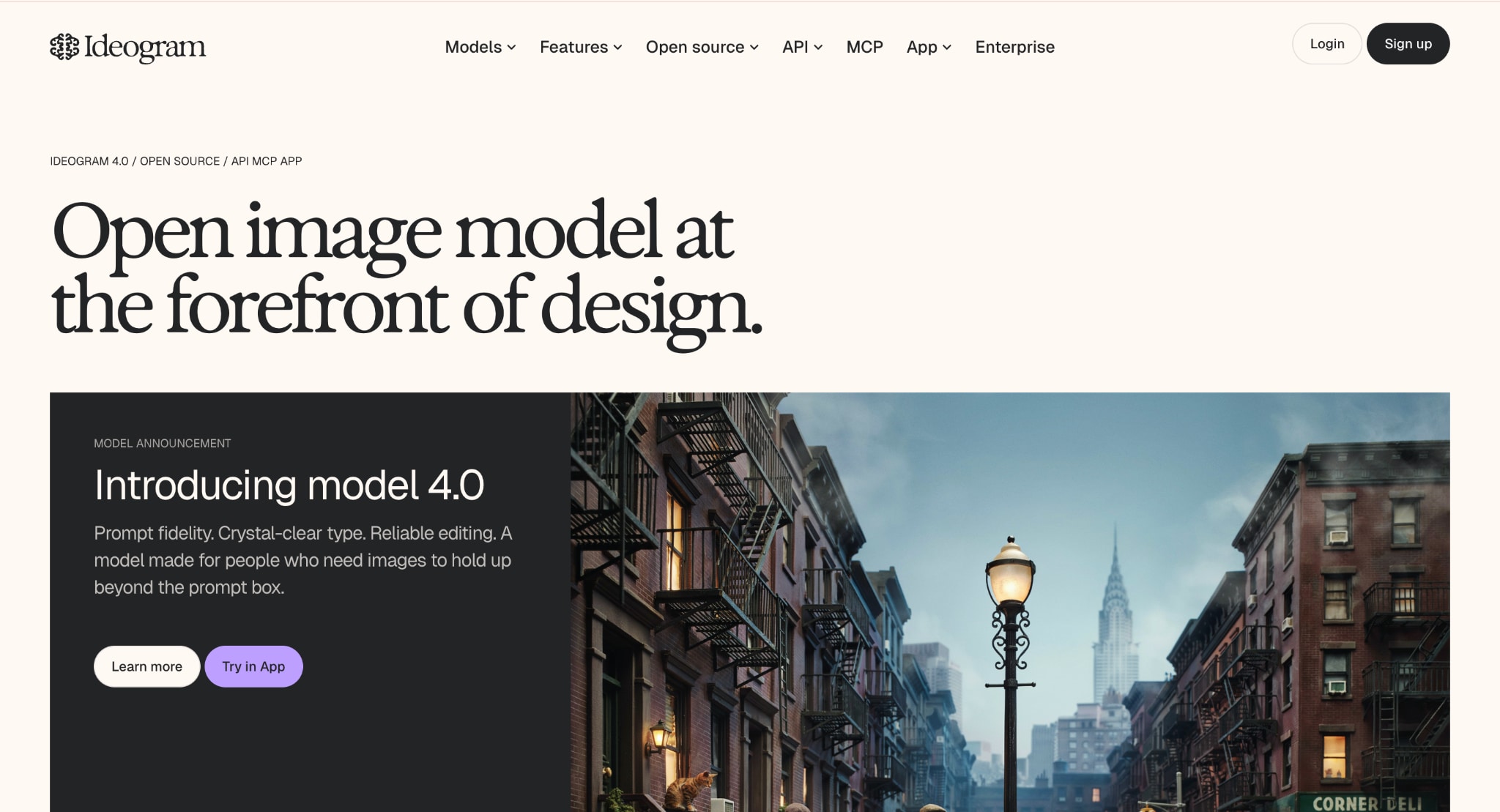 ideogram homepage