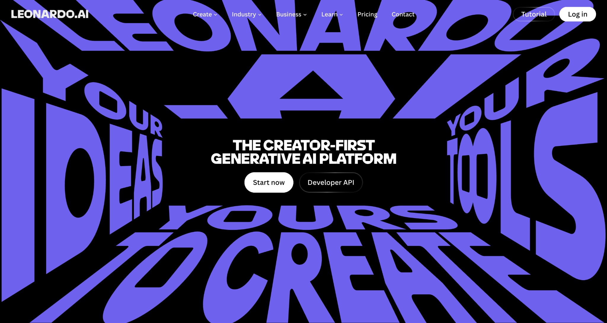 leonardo ai homepage
