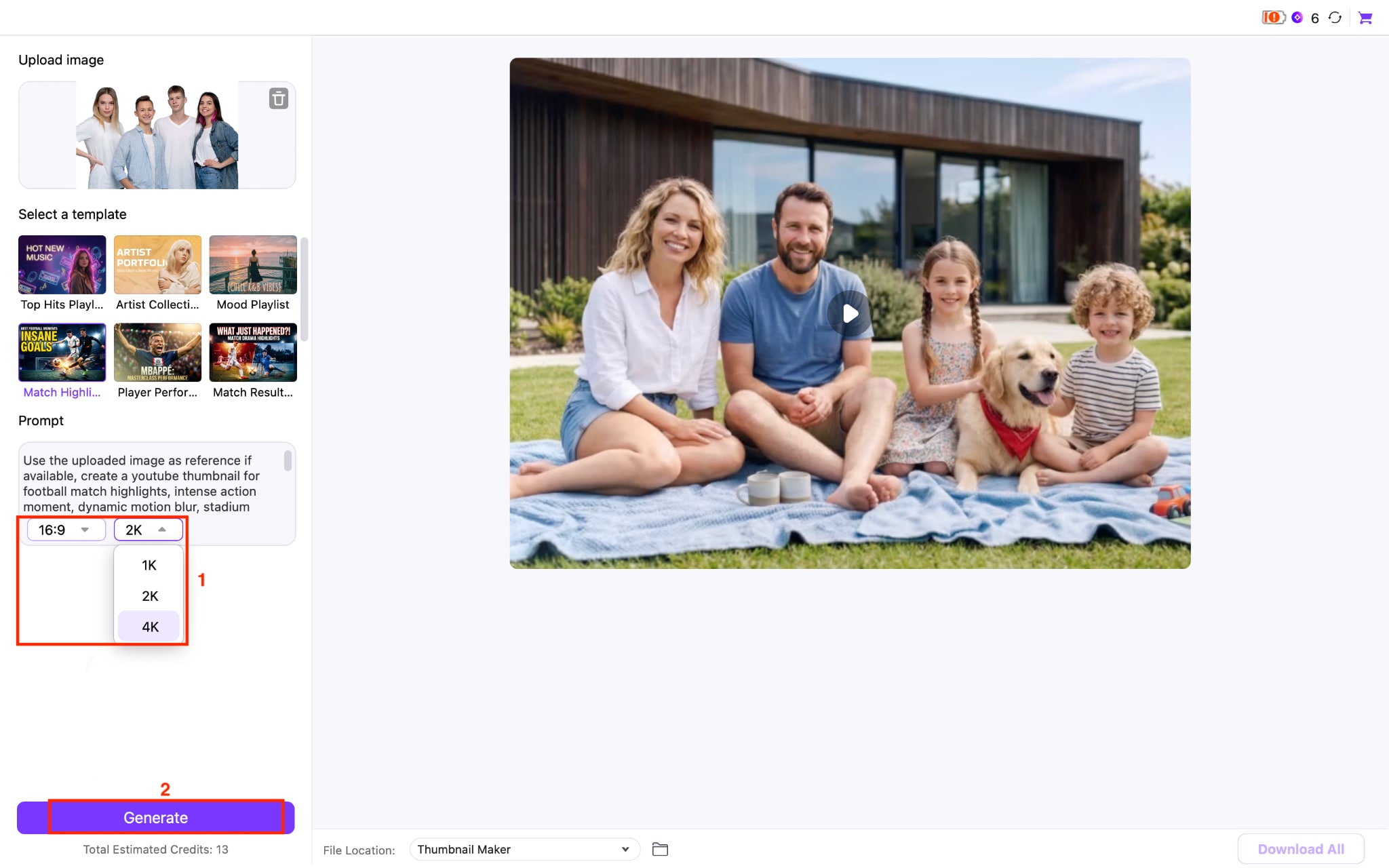 wondershare uniconverter generate