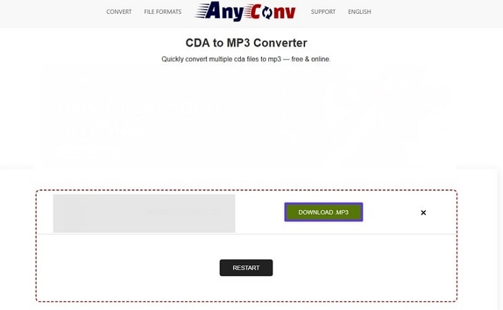 save converted mp3 file