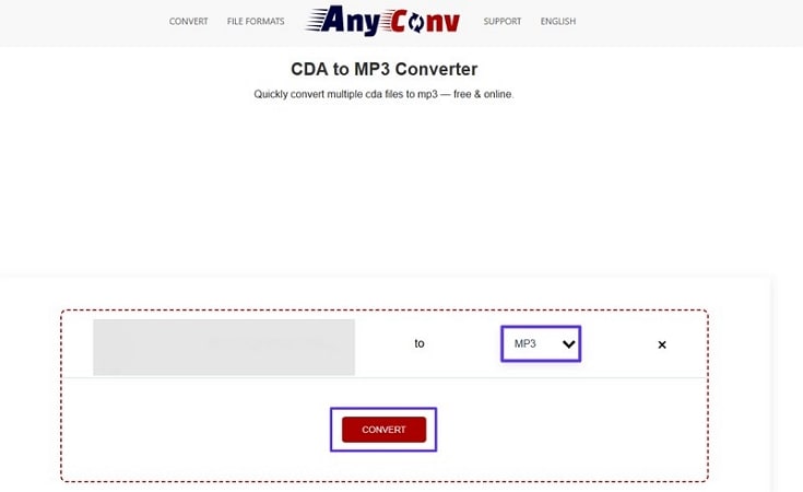 change cda to mp3 file type
