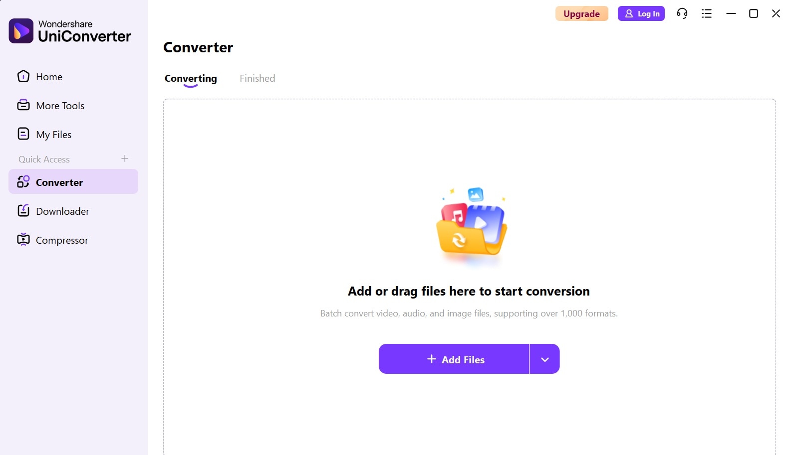 add files to uniconverter