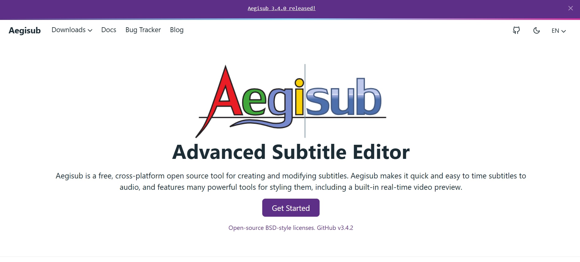 aegisub homepage