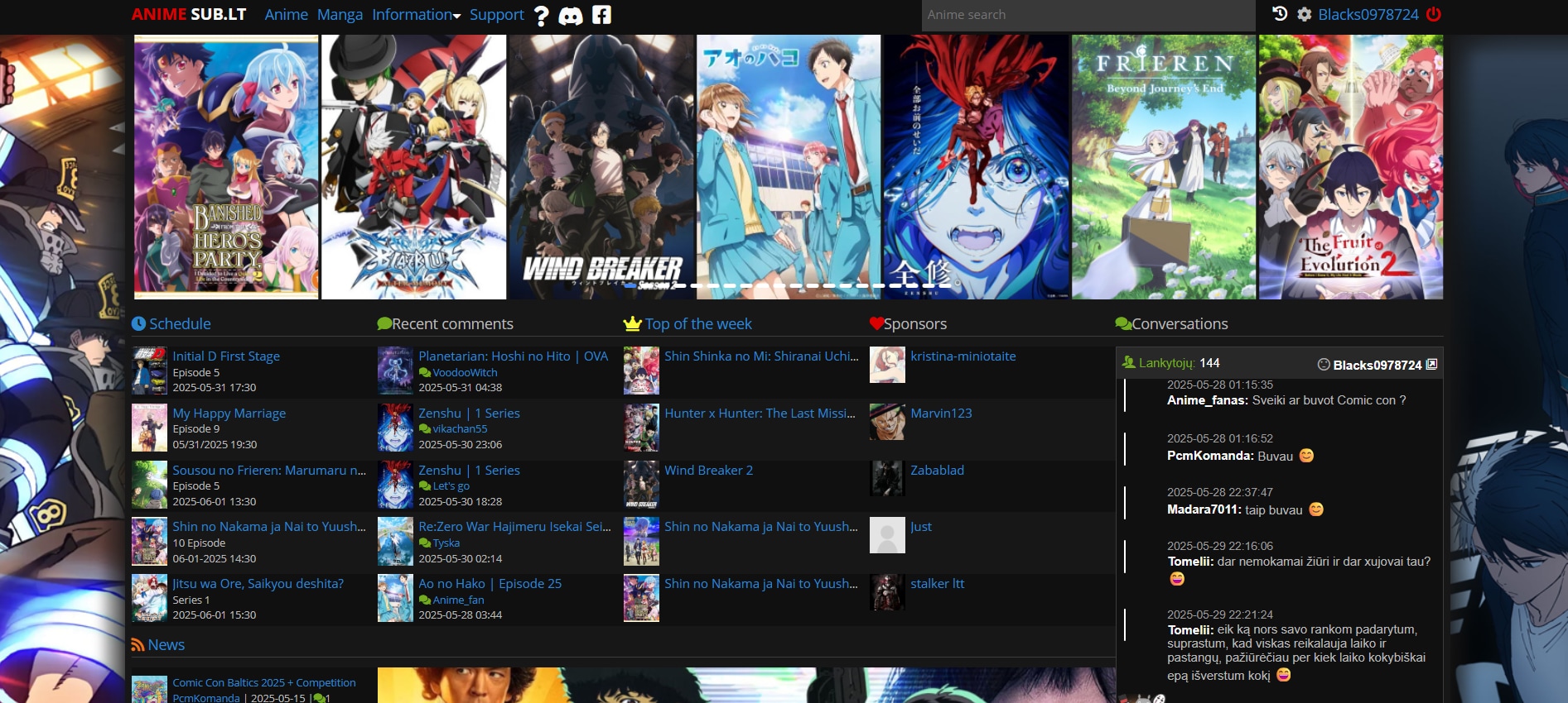 animesub anime subtitle website