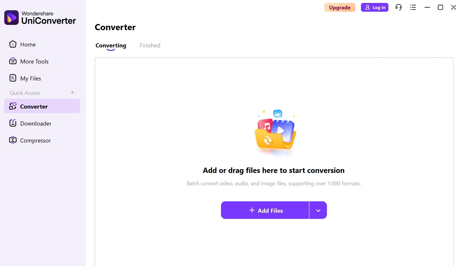 add files to uniconverter