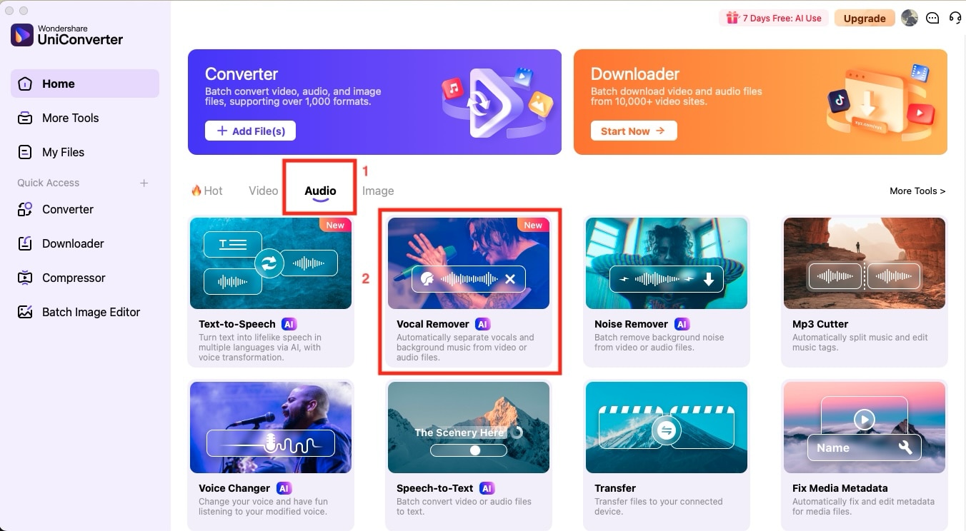 wondershare uniconverter homepage