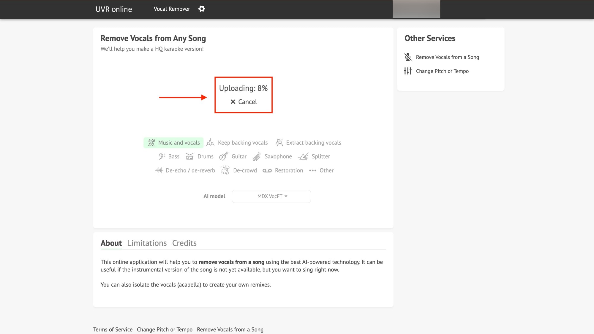 x minus review upload file