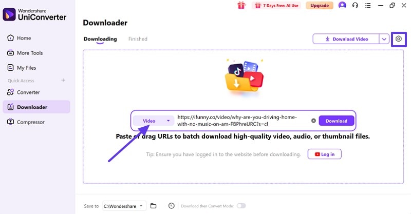 ifunny to mp4 video url uniconverter
