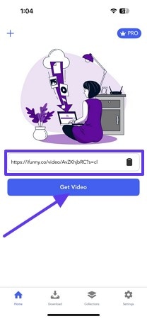 paste link hit get ifunny video