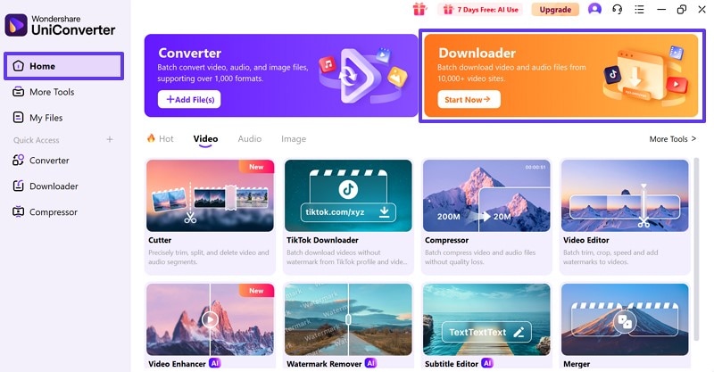 access uniconverter ifunny downloader tool