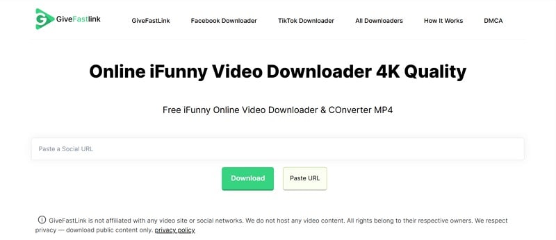 givefastlink online i funny downloader