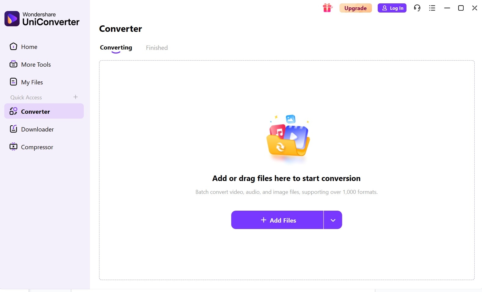 add files to uniconverter