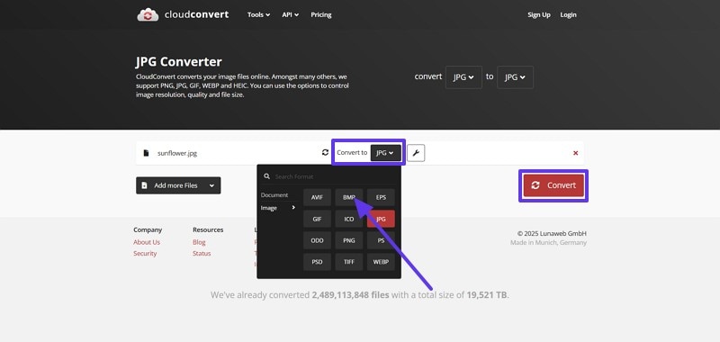 convert jpg bmp format cloudconvert online