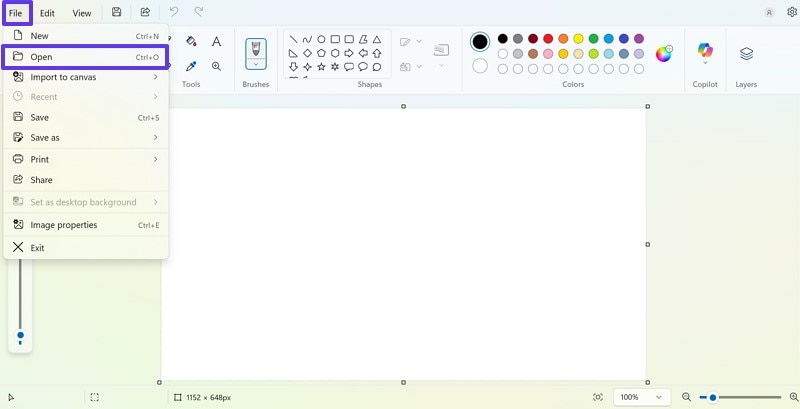use paint windows convert jpg bmp