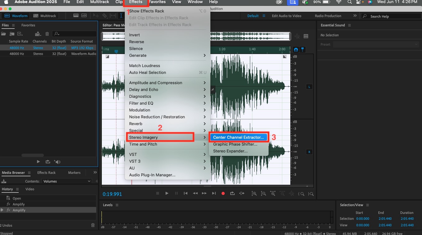 adobe audition effects
