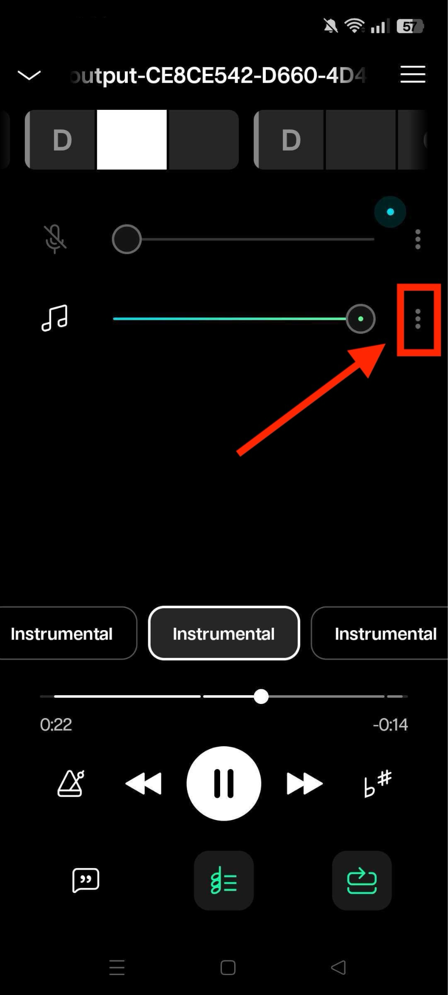 moises instrumental audio