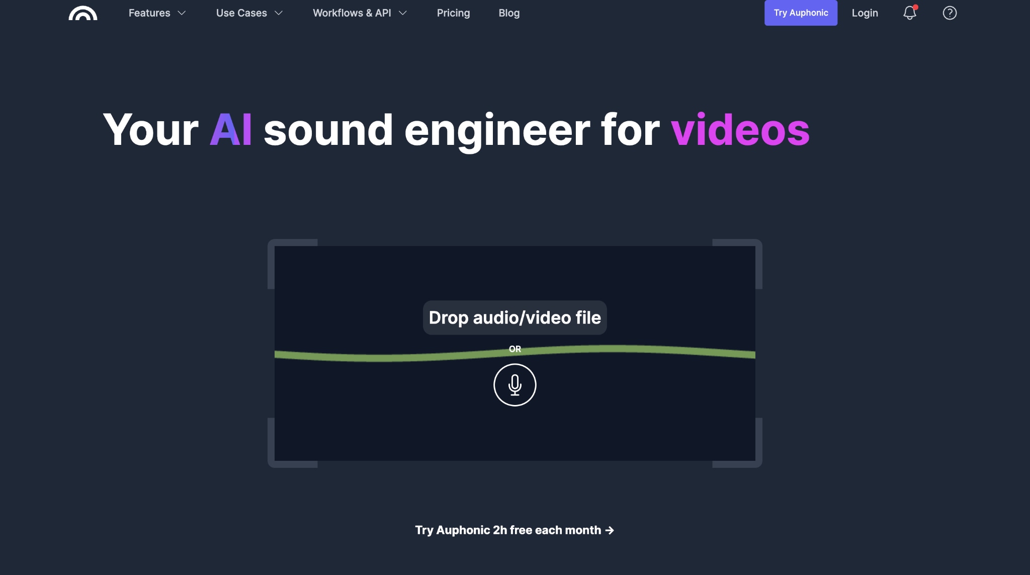 auphonic homepage