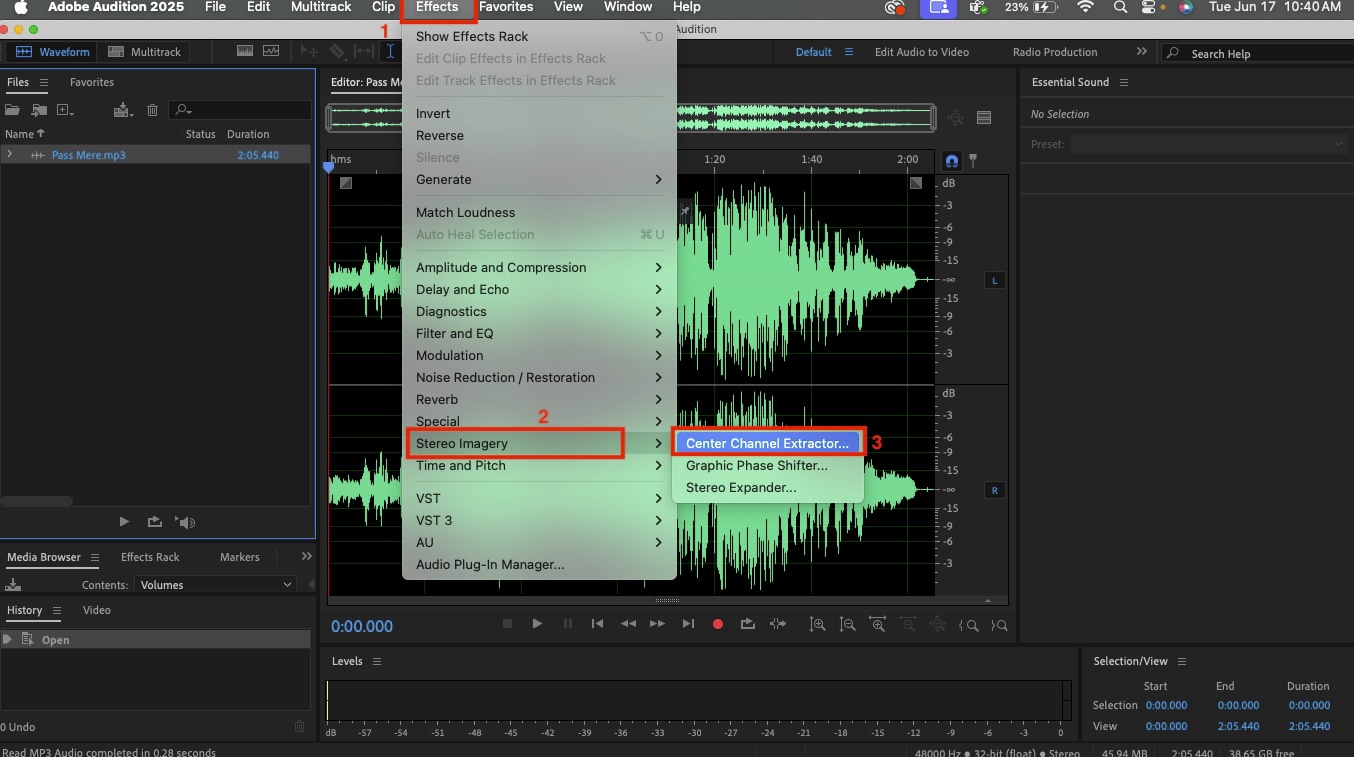 adobe audition effects