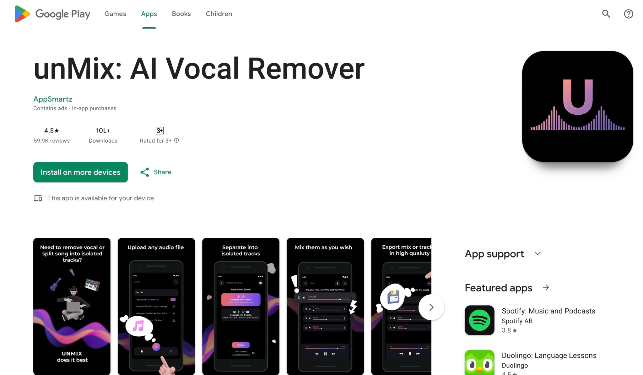 unmix song to karaoke converter