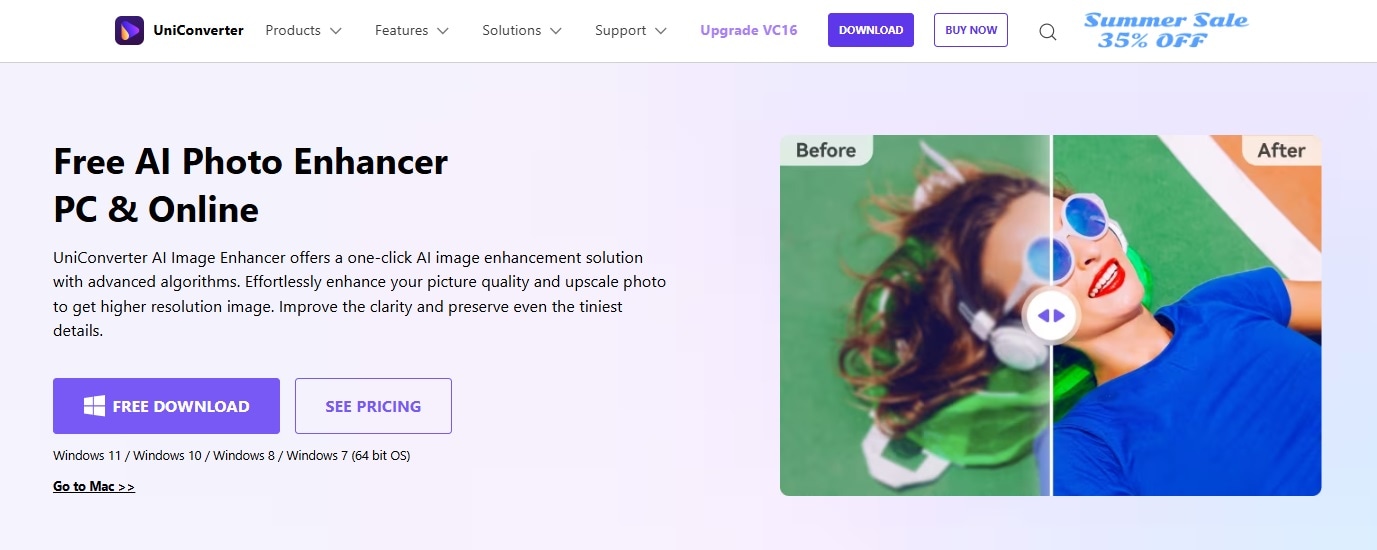 uniconverter image text enhancer