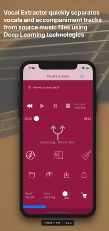 vocal extractor ios app